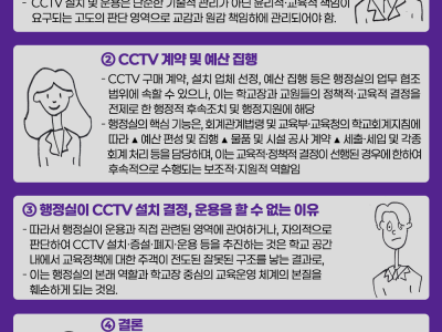 학교 CCTV 설치·운용 누가 책임져야 할까요?